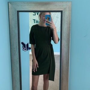 Olive formal dress